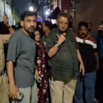 बारिश से पुश्ता ढहा, चार-पांच मकान क्षतिग्रस्त, डीएम आशीष चौहान रात को ही पहुंचे मौके पर।