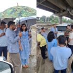 दिल्ली-देहरादून आर्थिक कॉरिडोर से जुड़ी, 12 किमी ग्रीनफील्ड बाईपास परियोजना का डीएम ने किया निरीक्षण।
