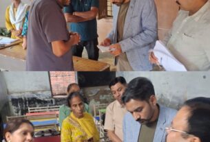 डीएम डॉ0 आशीष चौहान ने, सहसपुर विधानसभा पोलिंग बूथों का निरीक्षण कर, SIR आपत्ति निस्तारण शिविर की व्यवस्थाओं का लिया जायजा।