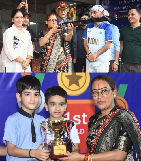 युवा निशानेबाजों पर जसपाल राणा के सपने को साकार करने की जिम्मेदारी, खेल मंत्री रेखा आर्या।