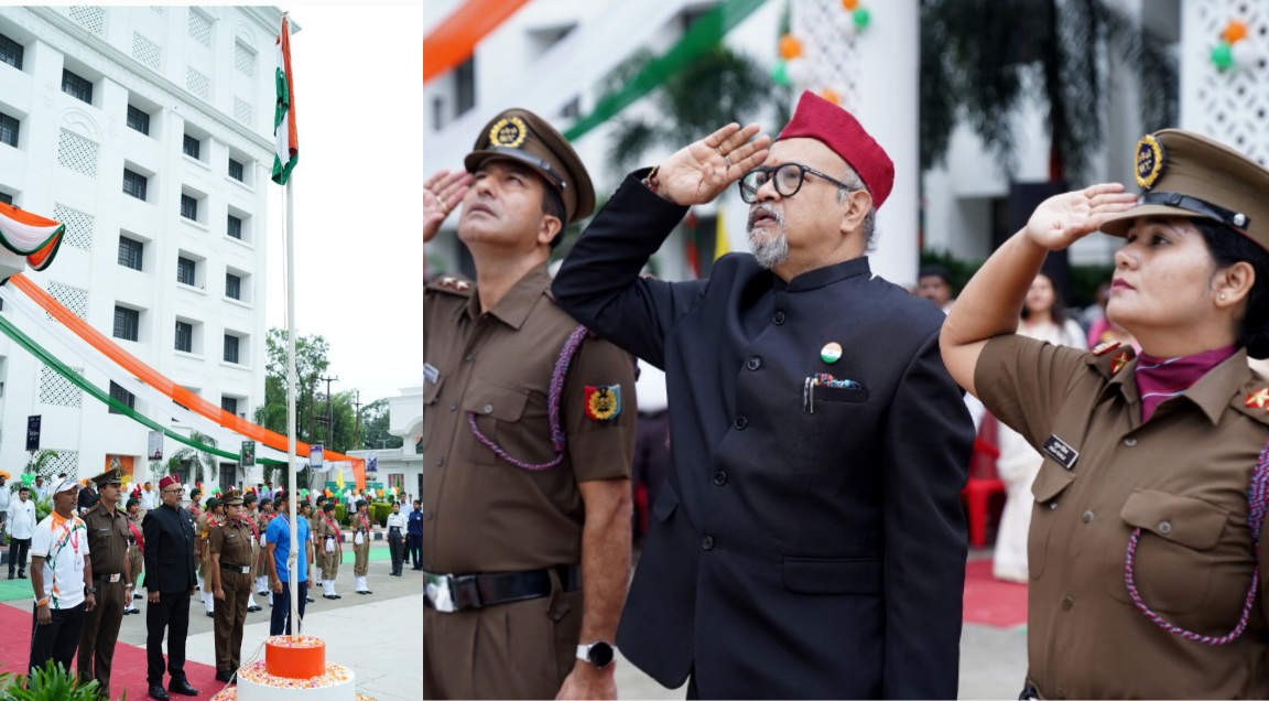 SGRR विश्वविद्यालय तिरंगे के रंग में रंगा, जोश और जज्बे के साथ मनाया गया 80वां स्वतंत्रता दिवस।