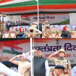 टिहरी में प्रभारी मंत्री गणेश जोशी ने किया ध्वजारोहण, स्वतंत्रता सेनानियों और शहीदों को किया नमन।