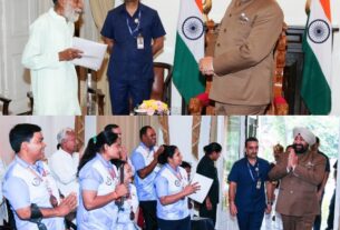 लोक-मिलन कार्यक्रम में राज्यपाल ने, पूर्व सैनिकों एवं दूरदराज क्षेत्रों से आए नागरिकों की सुनीं समस्याएं।