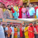 श्री टपकेश्वर महादेव भव्य शोभा यात्रा में शामिल हुए, मंत्री गणेश जोशी, शिवभक्तों पर हुई पुष्पवर्षा।