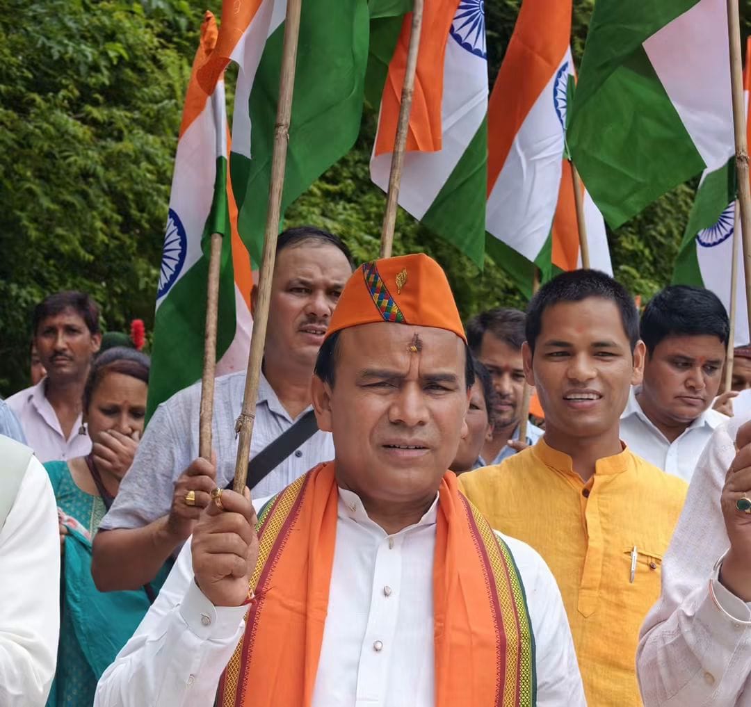 शिक्षा मंत्री डाॅ. रावत ने पौड़ी से किया, हर घर तिरंगा’ अभियान का शुभारम्भ।