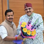 कैबिनेट मंत्री सतपाल महाराज ने की, भाजपा के राष्ट्रीय अध्यक्ष नितिन नबीन से शिष्टाचार भेंट।