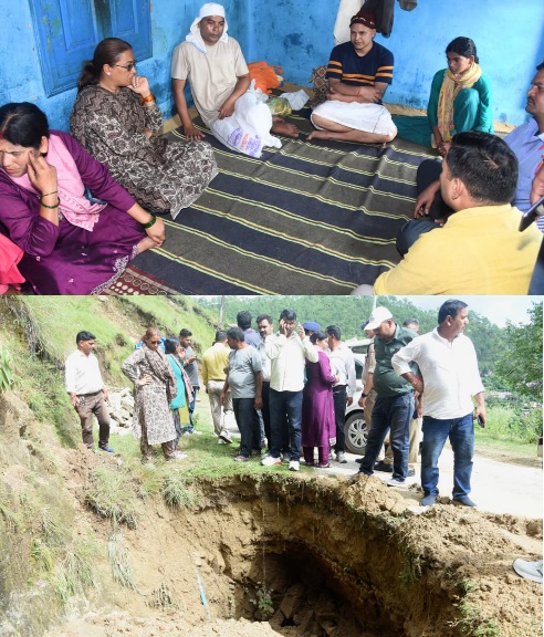 कैबिनेट मंत्री रेखा आर्या पहुंची वड्यूडा गांव, पीड़ित परिवार जनों से की मुलाक़ात कर दिया हर संभव मदद का भरोसा।
