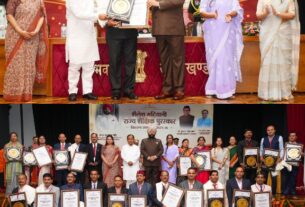 राज्यपाल ने शैलेश मटियानी राज्य शैक्षिक पुरस्कार से, 19 शिक्षक एवं शिक्षिकाओं को किया सम्मानित।