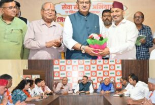 9 व 10 सितंबर को भाजपा के राष्ट्रीय अध्यक्ष कुमाऊं दौरे  पर, मंत्री गणेश जोशी ने पूर्व सैनिक सम्मेलन तैयारियों के संबंध में ली बैठक।