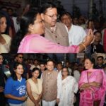 मुख्यमंत्री को देखने उमड़े लोग, सीएम धामी ने प्रोटोकॉल से इतर आमजन के बीच पहुंचकर साझा की आत्मीयता।