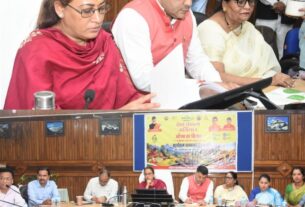681 आंगनबाड़ी केन्द्रों में वृहद स्तर पर आयोजित होगी “आंगन का मिलन सेवा, उत्कृष्ट कार्य करने वालों को किया जाएगा सम्मानित, रेखा आर्या।