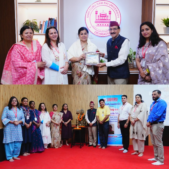 SGRRU में परिणाम आधारित शिक्षा को लेकर शिक्षकों के लिए कार्यशाला आयोजित।