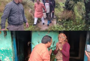 डॉ. धन सिंह रावत पहुंचे आपदा प्रभावितों के बीच, 23 प्रभावित परिवारों से की मुलाकात, नुकसान का लिया जायजा।