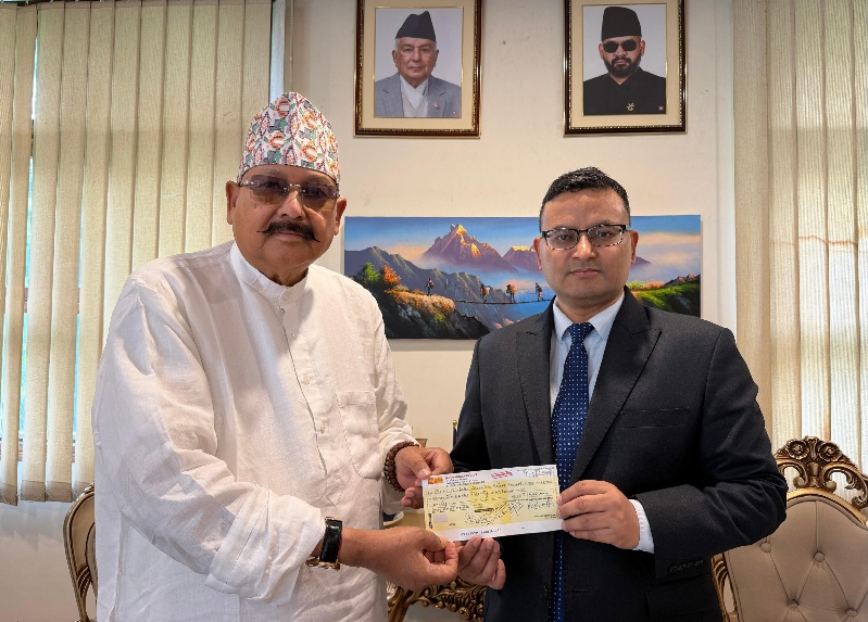 महाराज ने की नेपाल के राजदूत से भेंट, हर संभव मदद कर दिया भरोसा। 