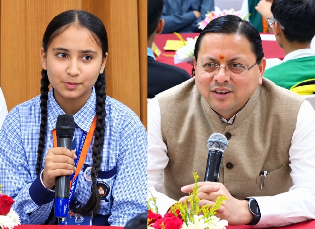 लवप्रीत की संवेदनशील सोच ने छुआ, मुख्यमंत्री धामी का दिल घर पहुंचा टैब।