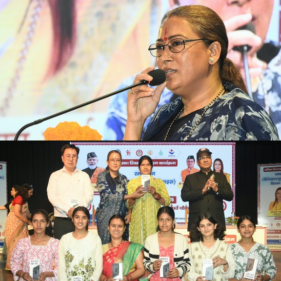 बेटियों की प्रतिभा को सम्मान देना और उन्हें सशक्त बनाने की दिशा में, सरकार कर रही लगातार कार्य, रेखा आर्या।