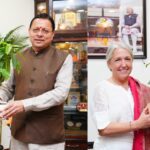 मुख्यमंत्री पुष्कर सिंह धामी से, अंतरराष्ट्रीय फिल्म निर्माताओं के प्रतिनिधिमंडल ने की भेंट।