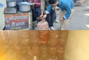 देहरादून में घरेलू गैस सिलेंडरों के दुरुपयोग व अवैध रिफिलिंग के विरुद्ध सघन अभियान जारी, कुल 94 गैस सिलेंडर जब्त।