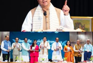 मुख्यमंत्री धामी ने लेखक गाँव अंतरराष्ट्रीय महोत्सव के समापन समारोह में किया प्रतिभाग।