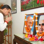 महात्मा गांधी एवं लाल बहादुर शास्त्री की जयंती पर, मुख्यमंत्री धामी ने किया भावपूर्ण स्मरण।