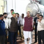 काशीपुर में एरोमा पार्क का किया स्थलीय निरीक्षण, कृषि मंत्री गणेश जोशी।