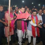 मुख्यमंत्री पुष्कर धामी ने हिंदू नेशनल कॉलेज में किया रावण दहन, प्रदेशवासियों को दी विजयादशमी की शुभकामनाएं।