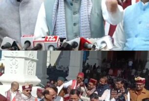 मुख्यमंत्री ने भराड़ीसैंण विधानसभा में की प्रेस वार्ता, कहा विपक्ष को सदन की गरिमा और लोकतांत्रिक मर्यादाओं का करना चाहिए सम्मान।